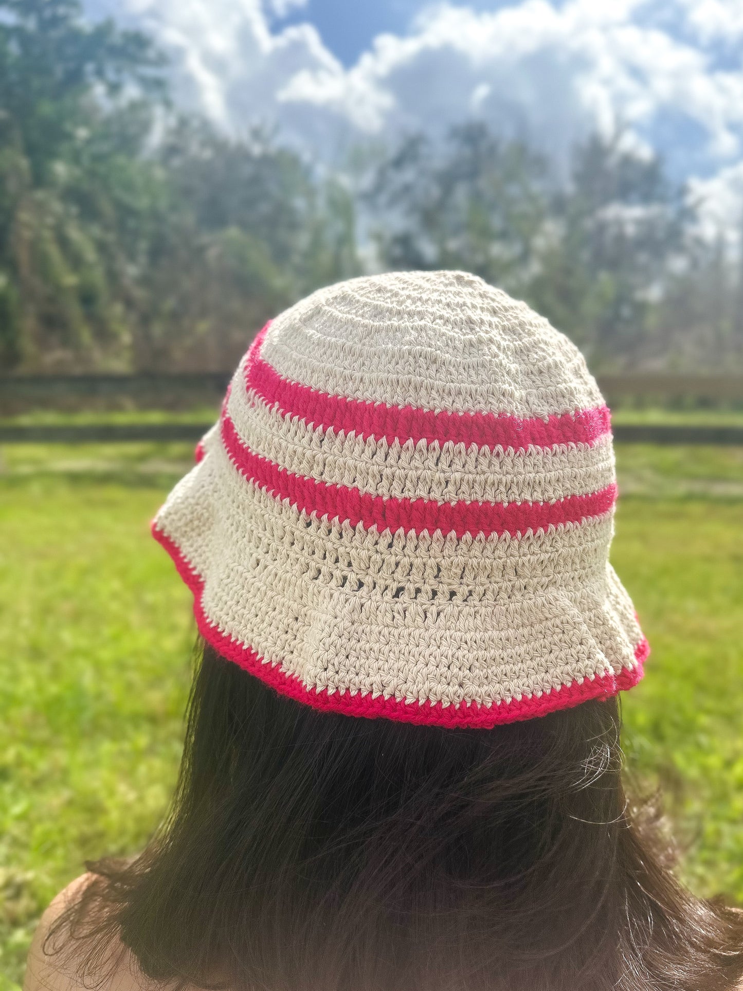 Crochet Bucket Hat Kitty
