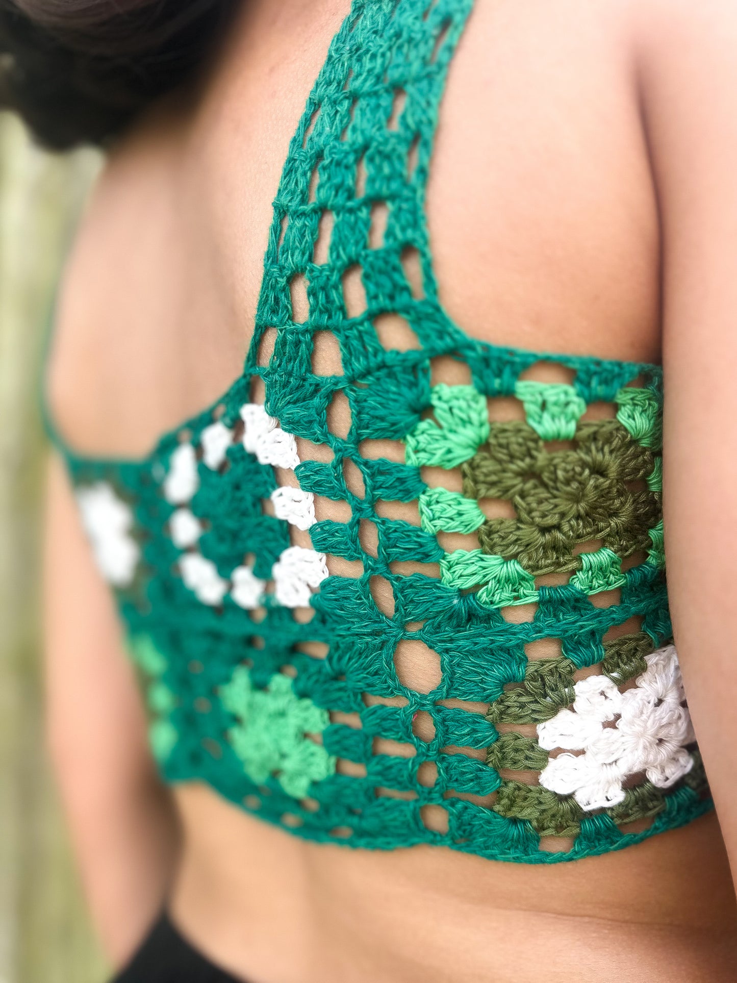 Granny Square Crop Top