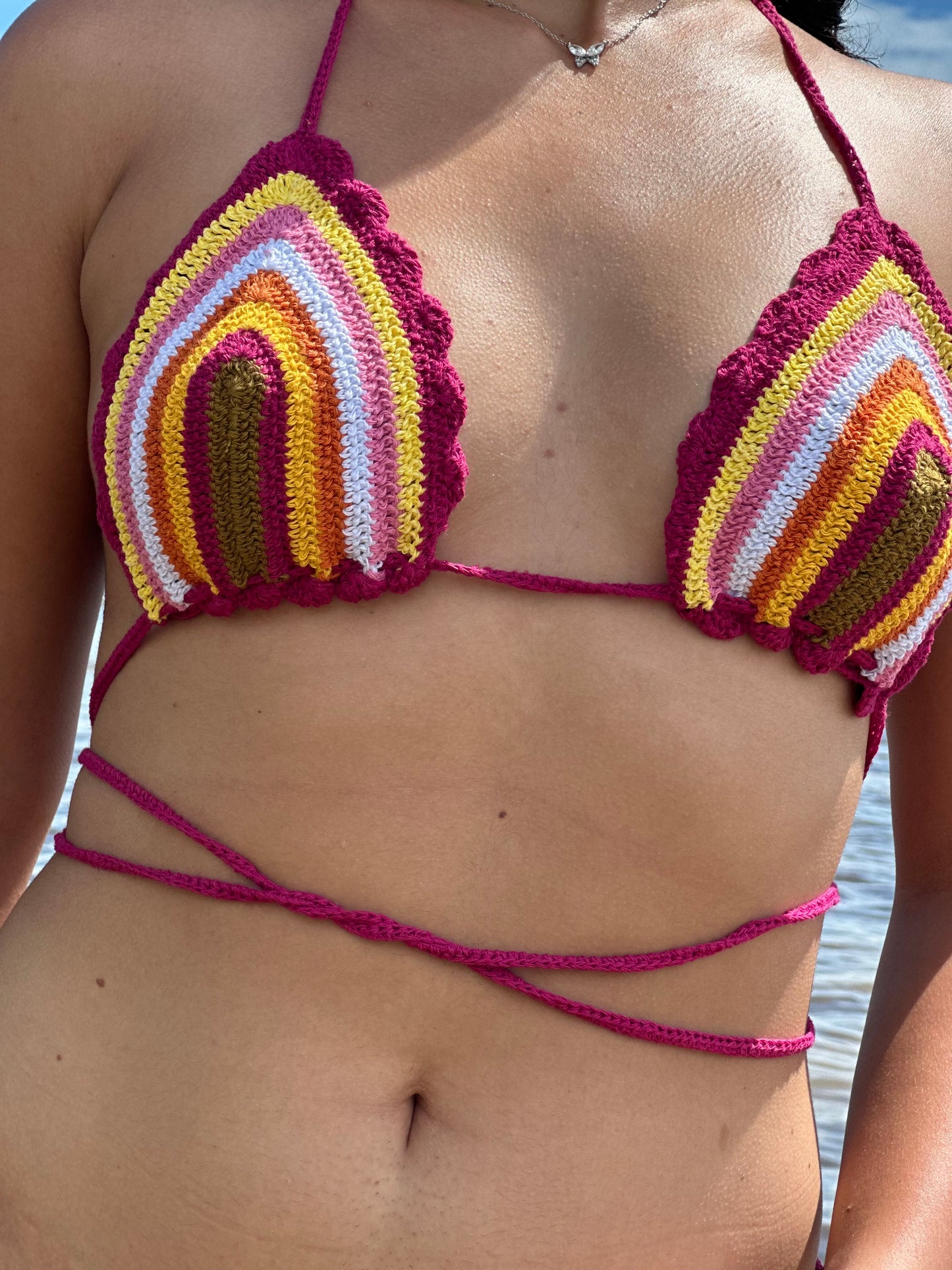 Bikini Sunset Waves